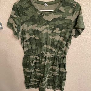 Old Navy Camouflage Green Dress